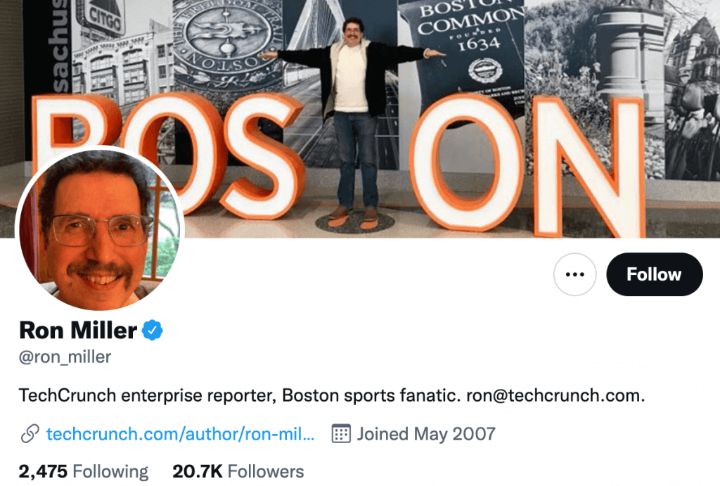 Ron Miller - Top tech journalists