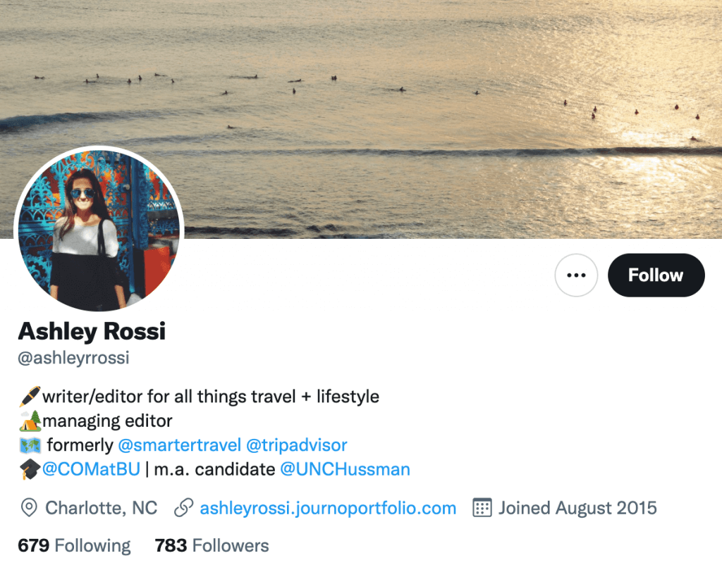 Ashley Rossi - Top travel journalists