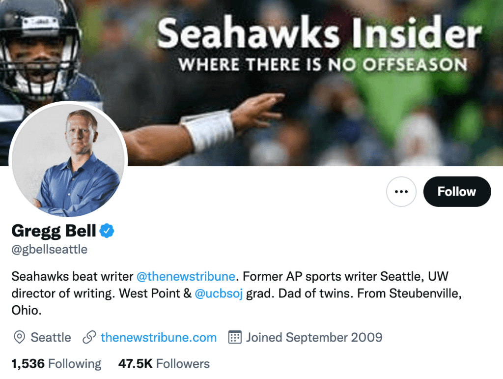 Gregg Bell - Top sports journalists