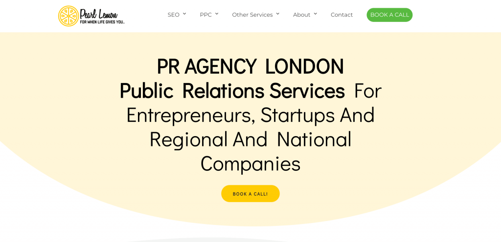 Top PR agency in London - Pearl Lemon