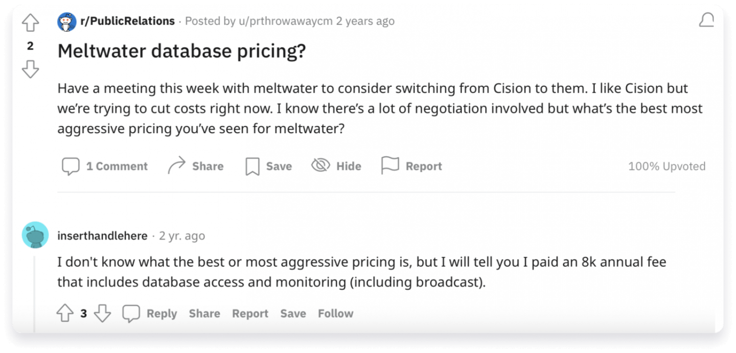 Cision Vs Meltwater Vs Prowly: 2024 Pricing & Feature Comparison