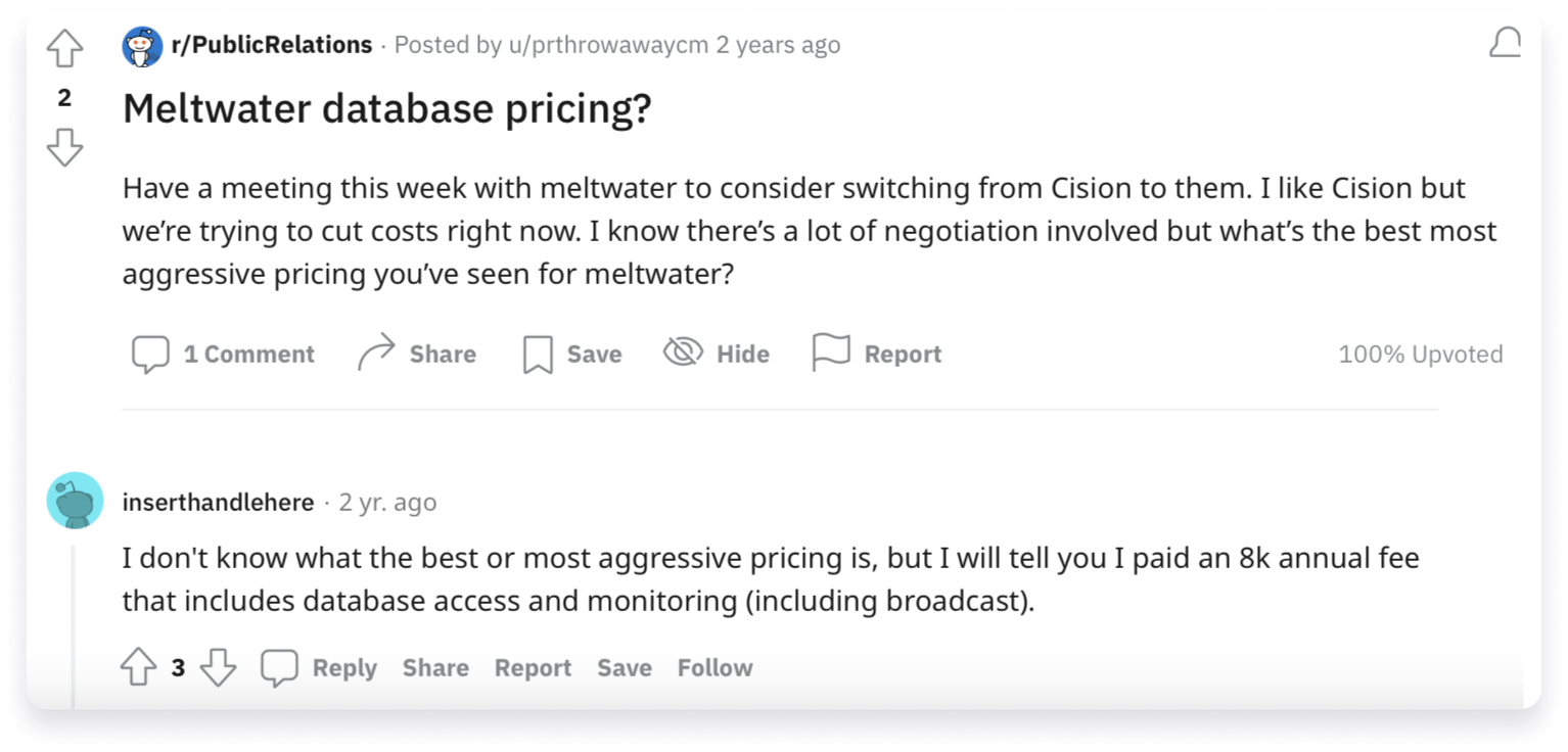 Cision Vs Meltwater Vs Prowly: 2024 Pricing & Feature Comparison