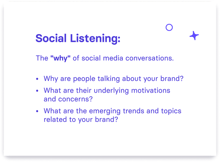 What's the difference between social listening & social monitoring in PR?